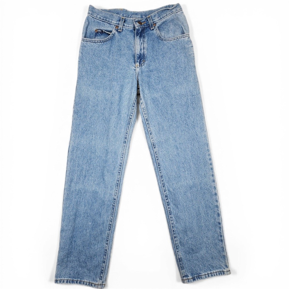Vintage Lee Straight Leg Jeans Mens 30x30 (Fits 26x30) Blue 90s Grunge PLS READ